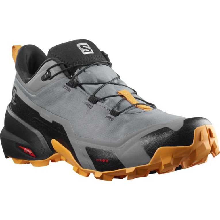 Tenis Senderismo Salomon Cross Hike GTX Hombre Grises | MX ULOS159